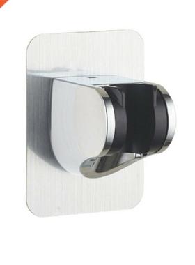 1pc Shower Head Holder No Drilling Bathroom Wall Mount Adjus