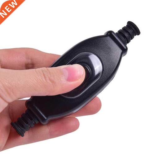 1 PCS Waterproof In Line Switch Cord Switch Round Wire Silve