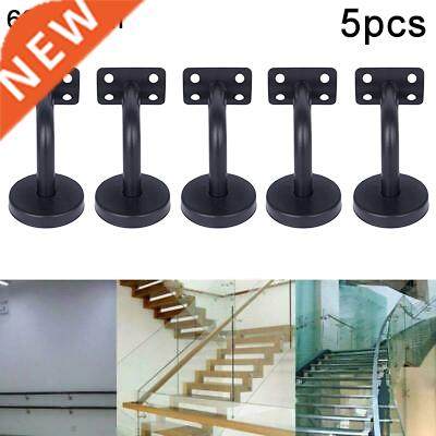 5pcs/Set 60*60mm Flat Wall Brackets Stainless Steel Curved H