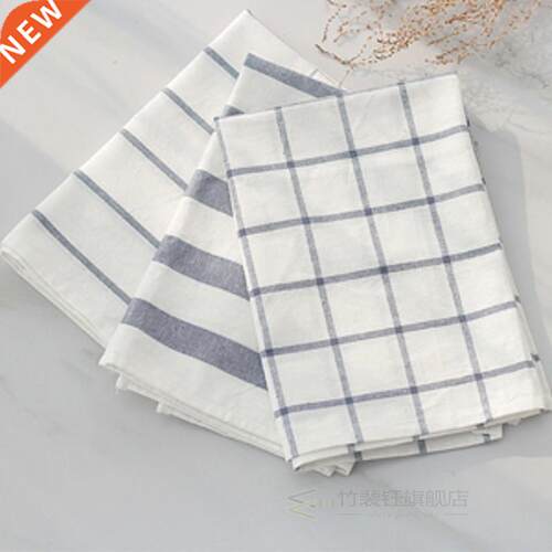 3pcs 46*65cm yarn dyed tea towel 100% cotton kitchen cloth f