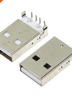 10pcs USB 2.0 Male A Type USB PCB Connector Plug Right Angle