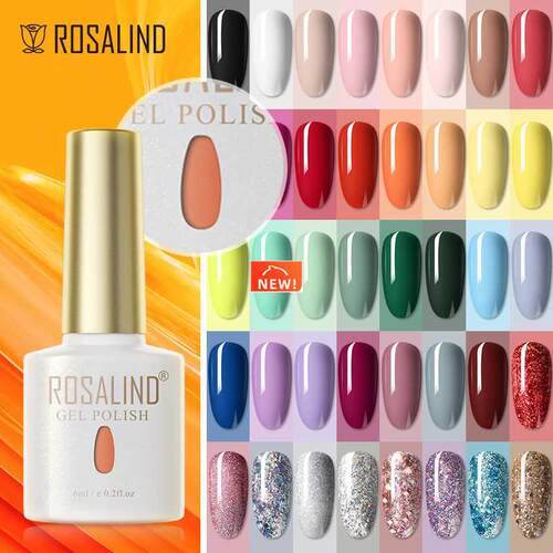 Gel Nail Polish 40 Colors Semi Permanent Varnishes Hybrid M