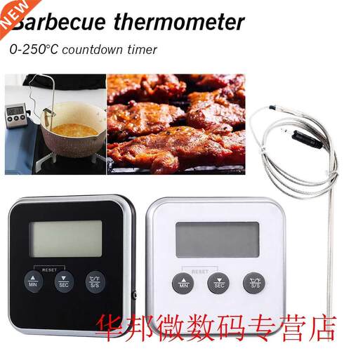 BBQ Thermometer Oven Thermometers Digital LCD Wireless Food