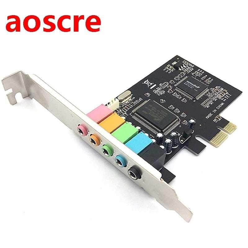 5.1 Internal Sound Card for PC Windows 10 with Low Profile B