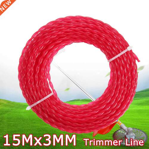 15m*3mm Grass Trimmer Line Grass Cut Strimmer Line Round Nyl