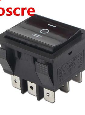 1PCS KCD7-303 perforate 28 x 31 mm 9 pin ON - OFF - ON boat