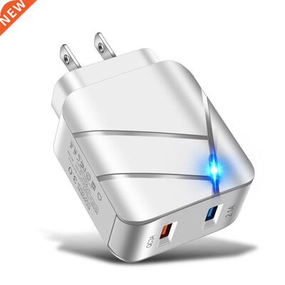 Usb Marquee Luminous Travel Charger Tablet Smart Phone Effic