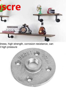 10pcs DN15 1/2in 4-Holes Flange Base Floor Flange Aluminum A