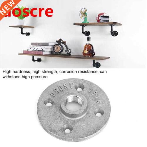 10pcs DN15 1/2in 4-Holes Flange Base Floor Flange Aluminum A