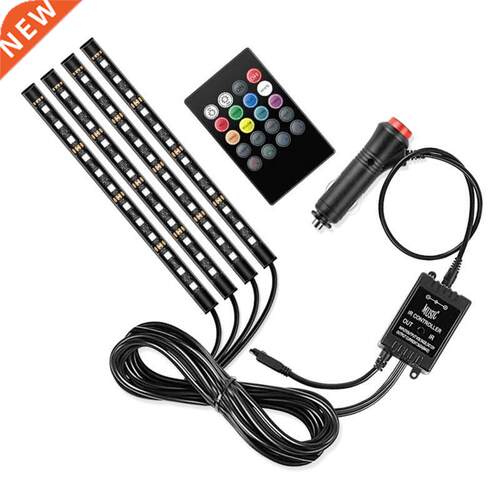 RGB 48LED Car Interior Ambient Lights with USB Wireless Remo