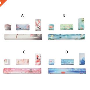 4 Keys / Set 5 Sides Dye Sublimation Mechanical Keyboard Key