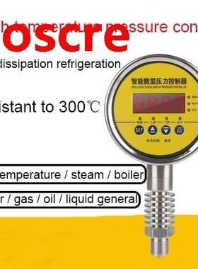 Stainless steel electric contact pressure gauge boiler steam