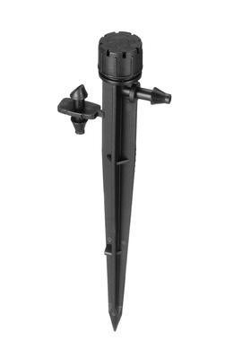 15 Pcs Black Adjustable Spray Drippers, 360 Degree Micro Emi