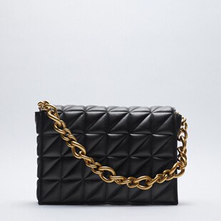 Fashion Thick Chain Thread Shoulder Bag Retro Casual Women H