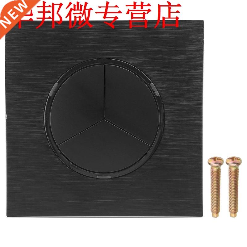 3 Gang 2 Way Wall Panel Switch With LED Indicator Push Butto
