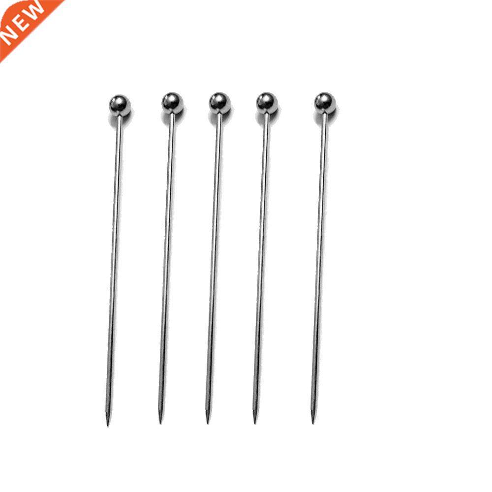 12pcs Cocktail Pick Stainless Steel Fruit s Party Drink Stir