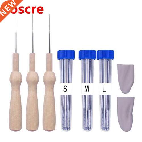 60PCS 3 Size Felting Needles Kits Wool Felting DIY Tools wi