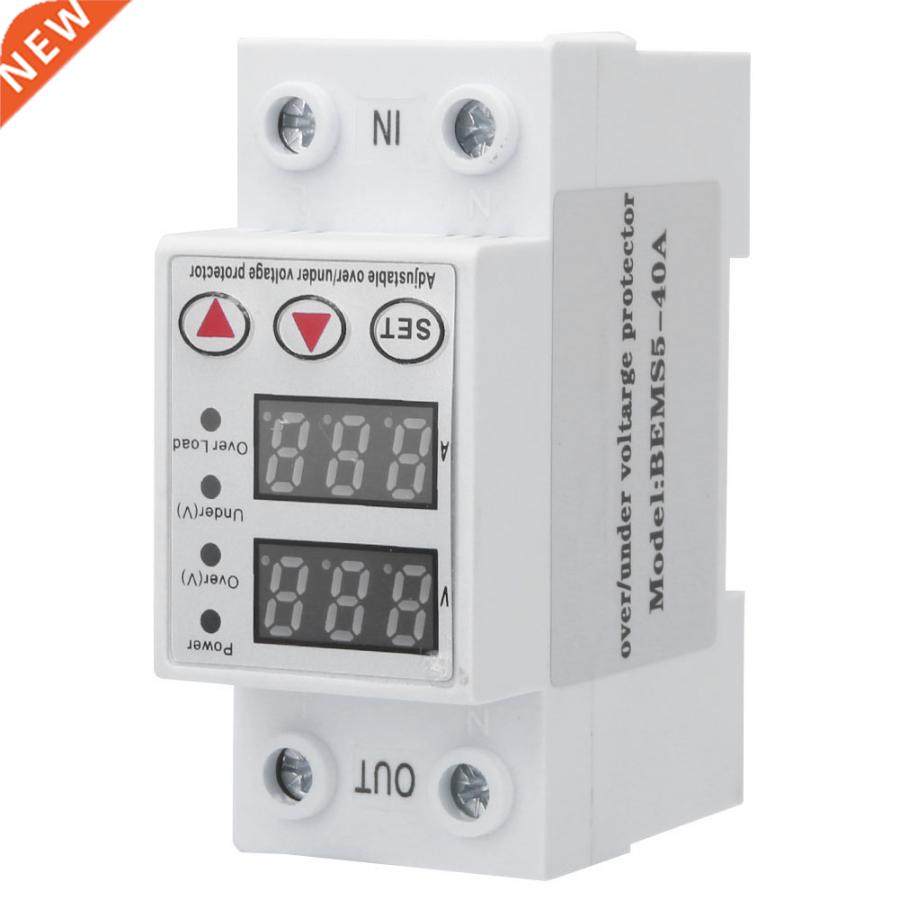 230V Current Protector Over Voltage and Under Voltage Protec