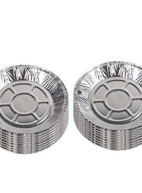 50 Pieces Baking Pans with Clear Lids Freezer Fryer Liner Pi