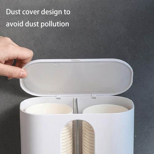 Hot Sale Paper Cups Dispenser Disposable Cup Holder Wall Mou