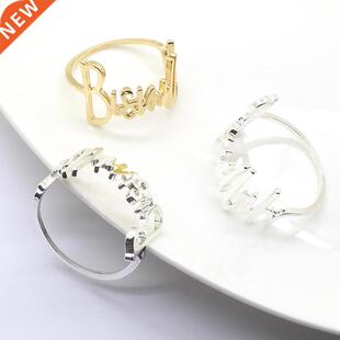42MM Alloy Metal Napkin Rings for Wedding Table Decoration N