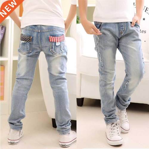 Autumn Spring Baby Boys Jeans Pants Kids Clothes Cotton Casu