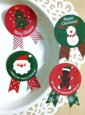 80pcs/lot Vntage Chrstmas Theme seres Badge Desgn