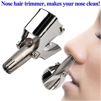 Adomaner Nose Hair Trimmer Ear Portable Vibrissa Razor Manua
