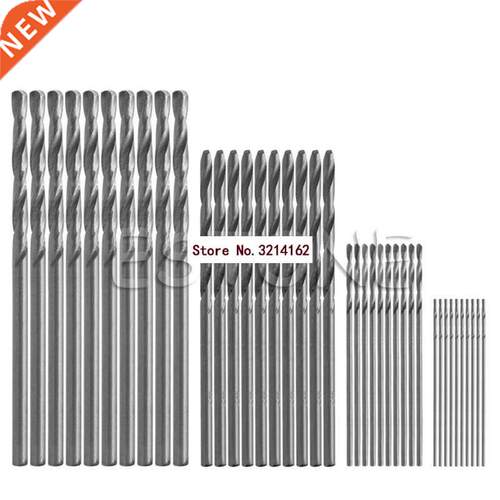 40Pcs Mini Drill HSS Bit 0.5mm-2.0mm Straight Shank PCB Twis