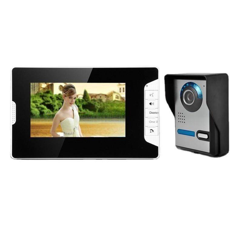 7 Inch Wire Cor LCD Video Door Phone Doorbell Intercom Kit