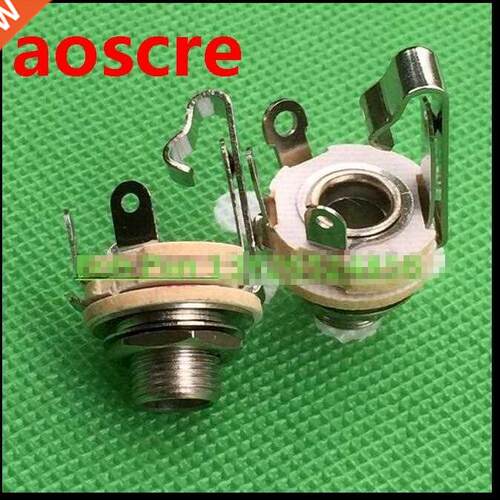Effect socket with switch single 6.35mm 1/4''