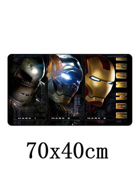 70X40cm American Hot Films mouse pad Iron Man A design chart