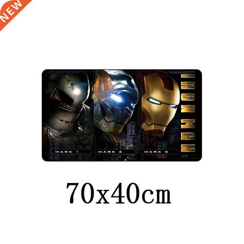 70X40cm American Hot Films mouse pad Iron Man A design chart