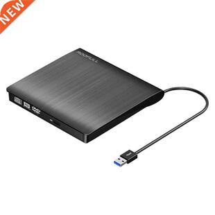 External CD DVD Drive USB 3.0, Premium Portable DVD/CD ROM +