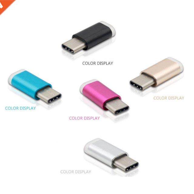 50pcs Type-C To Micro Data Charging Adapter Converter For Hu