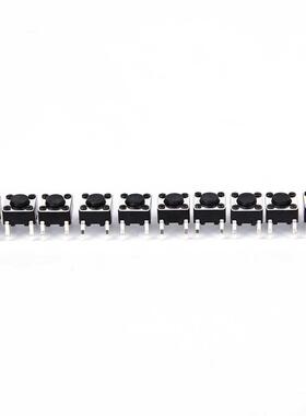 50pcs/Lot lack Tactile Push utton Switch Momentary Tact Th