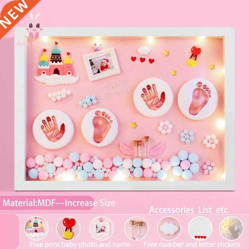 Baby Newborn Gift Set Baby Items Gift Clay Hand Foot  Bab