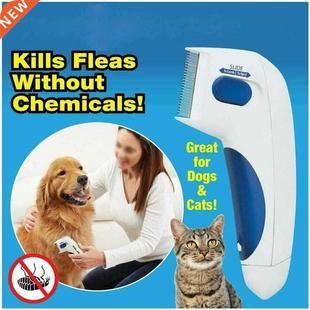 Flea Doctor Electric Comb Dogs Cats Pet Brush Lice Cleaner