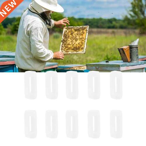 Mating Box 10PCS Beehive Frame Strip Plastic Strip Spacer Be