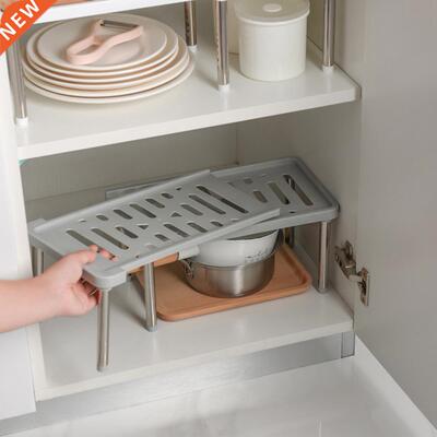 Adjustable Shoe Storage Shelf Retractable Stainless Steel Sp