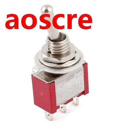 1pcs AC 250V/2A 120V/5A ON/ON 2 Position SPDT Mini Micro Tog