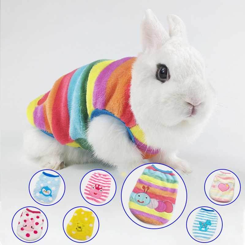 Rabbit Flannel Warm Vest Bunny Autumn And Winter Clothes Cut