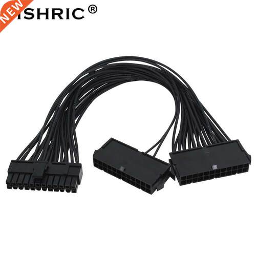 *ATX 24Pin Mex Dual PSU Power Supply Adapter Cable sync Sy