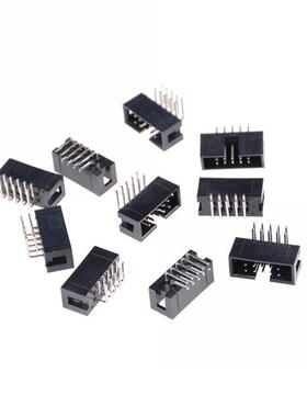10pcs DC3 10 Pin 2x5Pin Rig Angle Double Row Pitch 2.54mm