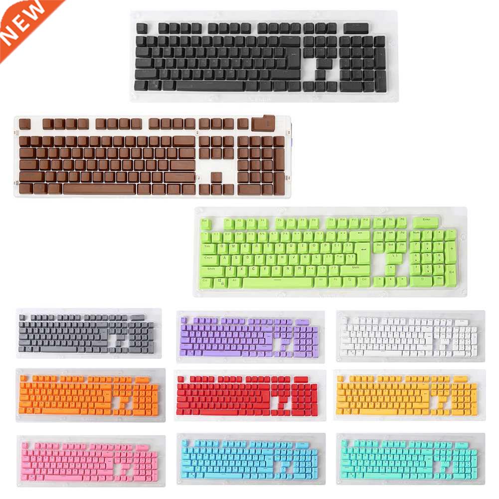 104PCS PBT Universal Backlit Keycap Button Accessory for Che