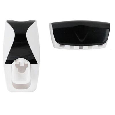 Automatic Toothpaste Dispenser Wall Mount Dust-proof Toothbr