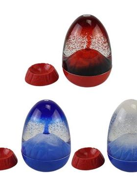 Creative Volcano Hourglass Sand Timer Acrylic Ornamental Hou