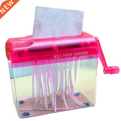 Mini Hand Shredder Portable Paper Shredder A6 Manual Shredde