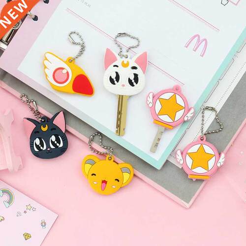 2 PCS/set New Cartoon Silicone Protective Key Case Cover for
