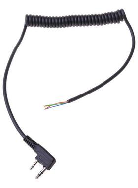 New 2 Pin 4-Wire Speaker Mic Cable for baofeng UV5R/Kenwood